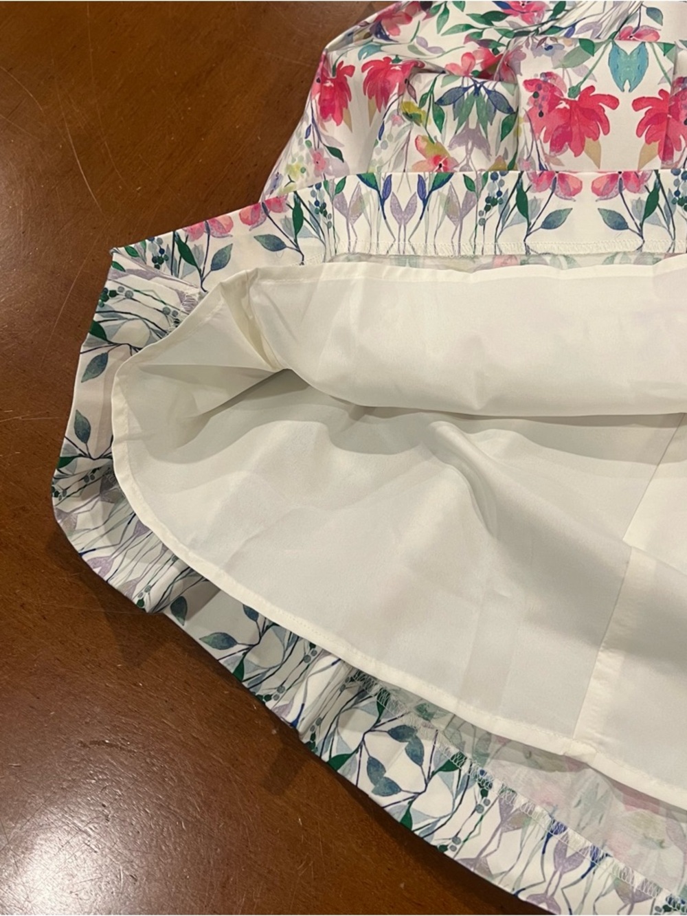 NWT Talbots Petites Garden Floral Belted Fit and Flare Dress 8P Sleeveless - Picture 10 of 16